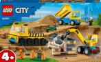LEGO City Kiepwagen, bouwtruck en sloopkraan Voertuigen Spee