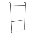 Industriële Steigerbuis Kapstok Chester Duo | Zwart 26.9 mm, Huis en Inrichting, Woonaccessoires | Kapstokken, Ophalen of Verzenden