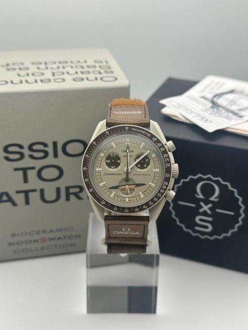 Omega x Swatch - MoonSwatch - Mission to Saturn - Zonder, Sieraden, Tassen en Uiterlijk, Horloges | Heren