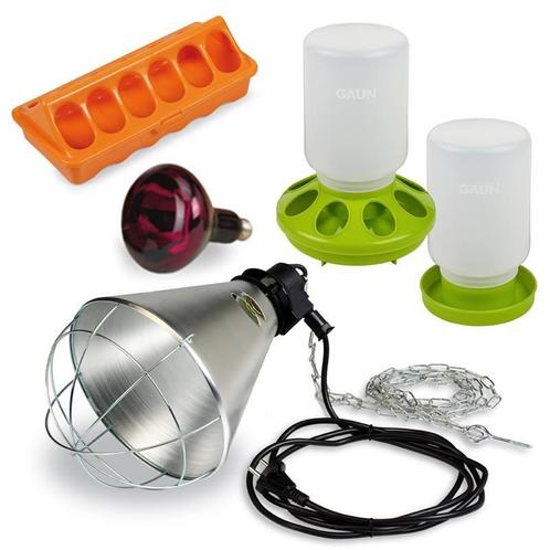 Starter kit voor kuikens - Kip - Watersilo, Dieren en Toebehoren, Vogels | Toebehoren, Nieuw, Verzenden