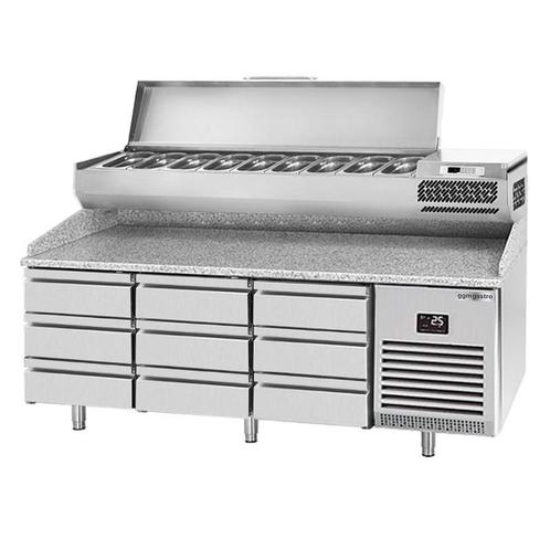 GGM Gastro | Pizza koelwerkbank Premium PLUS - 1980x700mm -, Zakelijke goederen, Horeca | Meubilair en Inrichting, Verzenden