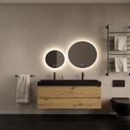 Badkamermeubelset Gliss Design Milan Met Lako Mat Zwarte, Ophalen of Verzenden, Nieuw, Bad