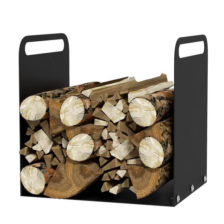 TRUUSK Brandhoutrek met Handvatten - 36,5 x 30 x 36 cm - Voo, Huis en Inrichting, Haarden, Nieuw, Verzenden