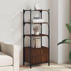 vidaXL Boekenkast 3-laags 41x30x109,5 cm bewerkt hout, Huis en Inrichting, Kasten | Boekenkasten, Verzenden, Nieuw, Overige houtsoorten