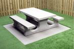 Rockwood® Betonnen Picknickset Massief 1.80m, Tuin en Terras, Ophalen of Verzenden, Nieuw, Rechthoekig, Hout