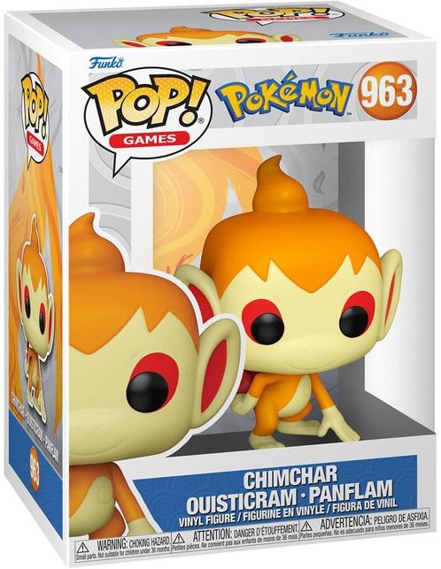 Funko Pop! - Pokemon Chimchar #963 | Funko - Hobby Artikelen, Verzamelen, Poppetjes en Figuurtjes, Nieuw, Verzenden