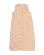 HEMA Baby slaapzak mouwloos mousseline 0.5tog vogels beige, Verzenden, Nieuw