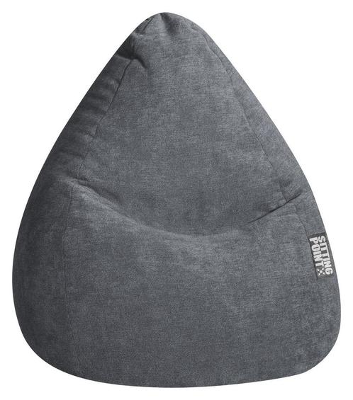 Zitzak BeanBag Alfa XL - Grijs, Huis en Inrichting, Zitzakken, Verzenden