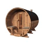 Red Knotty Cedar barrelsauna 300 cm | 10% KORTING, Ophalen of Verzenden, Nieuw, Fins of Traditioneel, Complete sauna