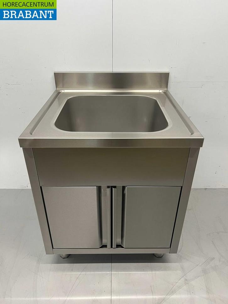 RVS  Spoeltafel Spoelbak klapdeuren Premium-line 70 cm, Zakelijke goederen, Horeca | Keukenapparatuur, Nieuw in verpakking, Ophalen of Verzenden