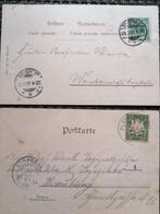 Duitsland - 110 ansichtkaarten van 1897 tot 1935 -, Gelopen