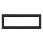Ophangbeugel voor wastafelblad set van 2 zwart mat 50x20 cm, Nieuw, Verzenden