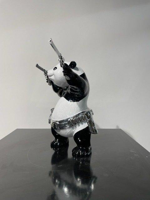 Van Apple - Street Panda - Guns Up, Antiek en Kunst, Kunst | Schilderijen | Modern
