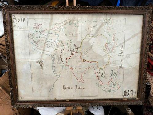 Italië - Azië Politiek; Anonimo - Mappa Asia Politica -, Antiek en Kunst, Curiosa en Brocante