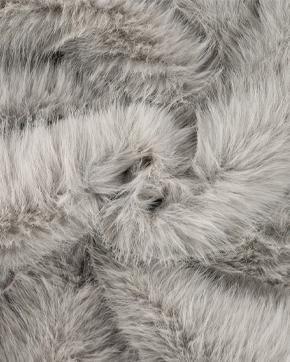 Langharig Imitatie Bont Grijs, Hobby en Vrije tijd, Stoffen en Lappen, Grijs, Nieuw