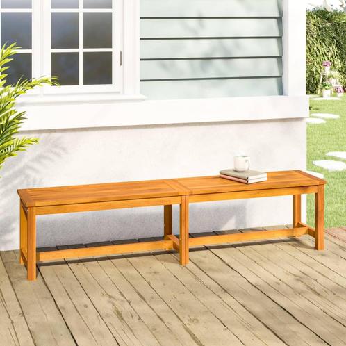 vidaXL Tuinbank 180x35x45 cm massief acaciahout, Tuin en Terras, Tuinbanken, Nieuw, Hout, Verzenden