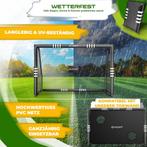 Voetbaldoel - Stalen Frame - 180x120 cm - Zwart - KESSER®, Sport en Fitness, Voetbal, Verzenden, Zo goed als nieuw