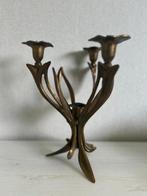 Kandelaber - Messing - RareBrutalist Candlestick, Antiek en Kunst