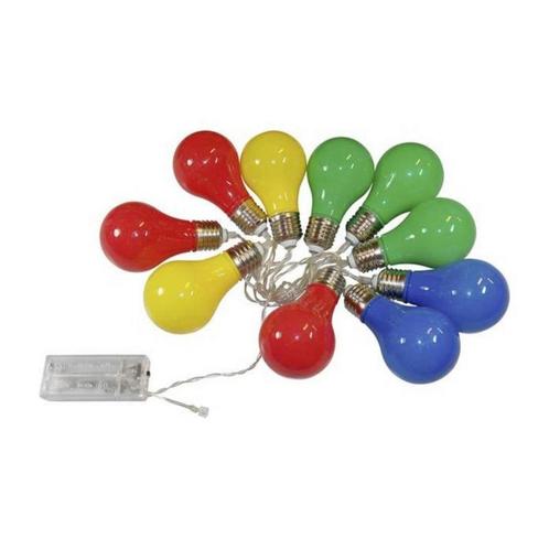 Lifetime Feestverlichting - 10 gekleurde LED lampen - Pee..., Tuin en Terras, Buitenverlichting, Nieuw, Ophalen of Verzenden