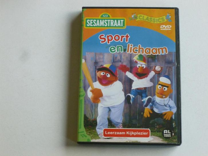 Sesamstraat - Sport en Lichaam (DVD), Cd's en Dvd's, Dvd's | Kinderen en Jeugd, Zo goed als nieuw, Verzenden