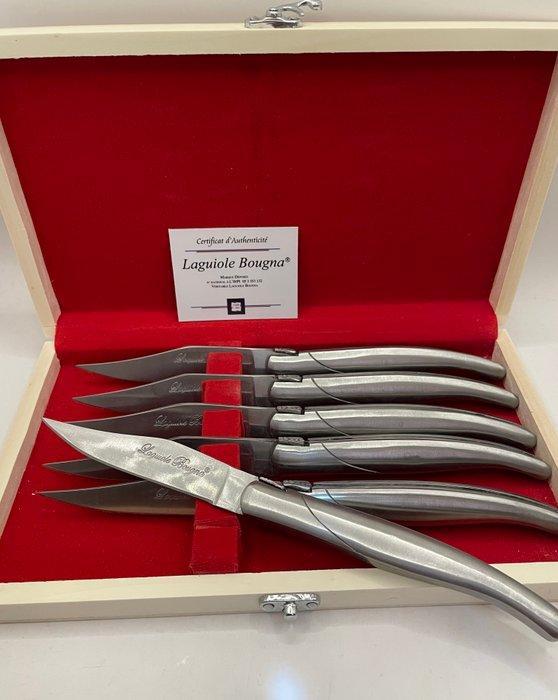 Laguiole - Bougna - Tafelmessenset - Laguiole steakmessen -, Antiek en Kunst, Antiek | Keukenbenodigdheden