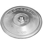 Roerpaar anodes Ø90mm met hardware, Magnesium, Ophalen of Verzenden, Nieuw, Motor en Techniek, Zeilboot of Motorboot