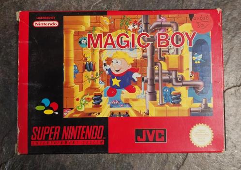 Magic Boy (SNES tweedehands game), Spelcomputers en Games, Games | Nintendo NES, Zo goed als nieuw, Ophalen of Verzenden