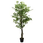 vidaXL Kunstboom ficus 756 bladeren 150 cm groen, Huis en Inrichting, Verzenden, Nieuw