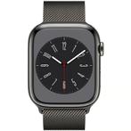 Apple Watch Series 8 45mm RVS Graphite Stainless Steel Mi..., Telecommunicatie, Mobiele telefoons | Apple iPhone, Ophalen of Verzenden