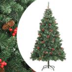 vidaXL Kunstkerstboom met scharnieren dennenappels en bessen, Diversen, Verzenden, Nieuw