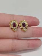 Zonder minimumprijs - Oorbellen Verguld, Zilver - 2.00ct., Nieuw