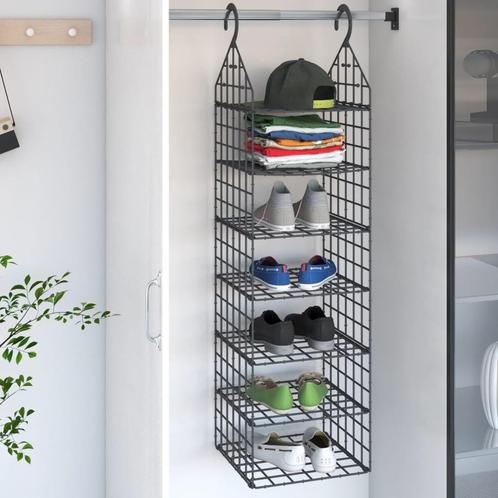 vidaXL Kastorganiser hangend met 7 schappen, Kleding | Dames, Kledingrekken, Nieuw, Verzenden