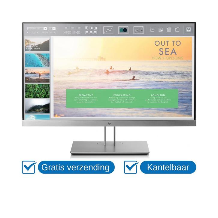 HP EliteDisplay E233 23-inch Full-HD, Computers en Software, Monitoren, Gebruikt, 5 ms of meer, Ophalen of Verzenden