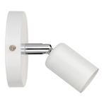 Bailey Plafondlamp Metaal Wit E27 met verstelbare arm Ø10cm, Ophalen of Verzenden, Nieuw
