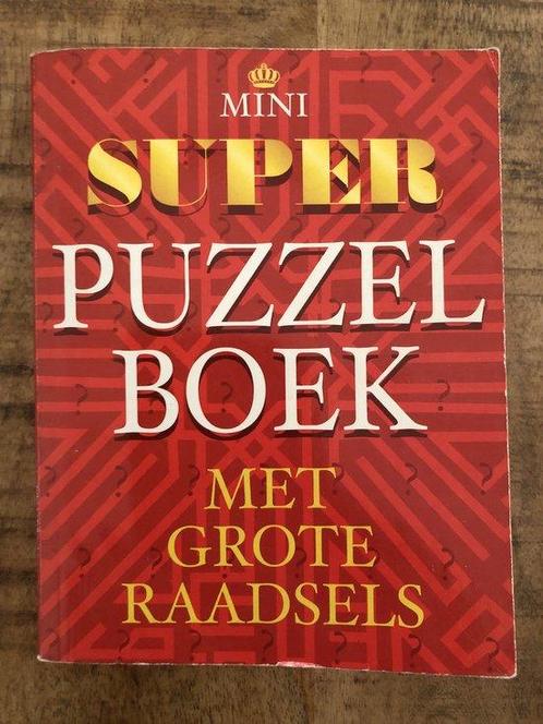 Mini super puzzel boek - met grote 9789024367917 Div, Boeken, Hobby en Vrije tijd, Gelezen, Verzenden