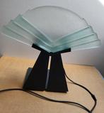 Lamp - Chroom, Glas - Art Deco, Antiek en Kunst