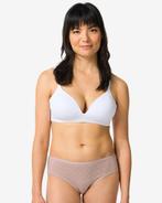 HEMA Dames hipsters stretch katoen - 2 stuks lichtbruin, Verzenden