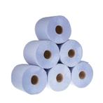 Jantex centrefeed handdoekrollen blauw (6 stuks), Verzenden, Nieuw