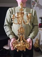 Kaarsenhouder - Verguld brons - vuurverguld, Antiek en Kunst
