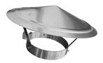Regenkap RVS Ø 78-90mm verstelbaar, Huis en Inrichting, Kachels, Ophalen of Verzenden, Nieuw, Hout, Vrijstaand