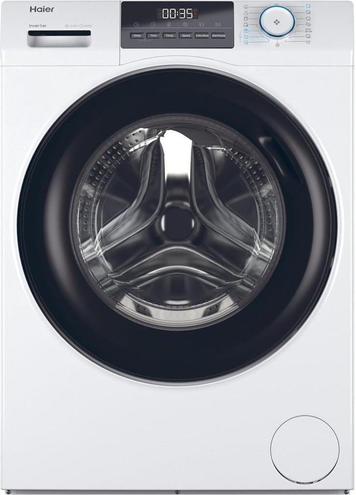 Haier HW100-BP12929A - Wasmachine - 10 kg - 1400 tpm -, Witgoed en Apparatuur, Wasmachines, Nieuw, Voorlader, 85 tot 90 cm, Ophalen of Verzenden