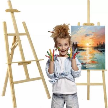 Maaleo Houten Schildersezel 170cm - Perfect voor Kunstenaars beschikbaar voor biedingen