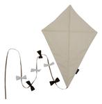 Mordesign Beige Checkered Deco Vlieger K-11, Kinderen en Baby's, Kraamcadeaus en Geboorteborden, Verzenden, Nieuw