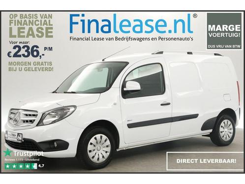 Mercedes-Benz Citan 111 CDI L2H1 Marge Airco Trekhaak €239pm, Auto's, Bestelauto's, Lease, Handgeschakeld, Diesel, Wit, Mercedes-Benz