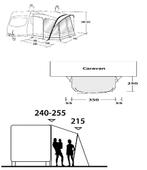 Outwell Caravanvoortent Cozumel Reef Air, Ophalen of Verzenden, Nieuw