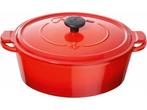 Fontignac Main Libres braadpan - Ovaal - 29 cm - Rood, Verzenden, Zo goed als nieuw