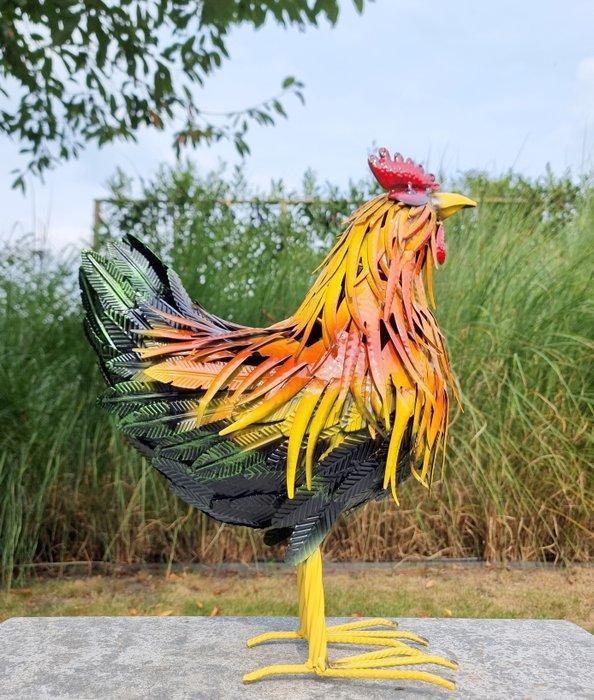 Beeldje - CHicken - IJzer, Metaal, Antiek en Kunst, Curiosa en Brocante