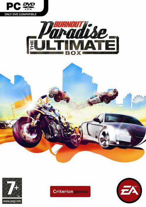Burnout Paradise The Ultimate Box (PC Gaming), Spelcomputers en Games, Games | Pc, Gebruikt, Vanaf 3 jaar, Verzenden
