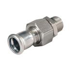 BONFIX M-press RVS-water 3-delige koppeling 1 bu.dr. x 22 mm, Doe-het-zelf en Verbouw, Buizen en Afvoer, Ophalen of Verzenden