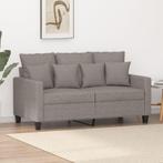 vidaXL Tweezitsbank 120 cm stof taupe, Huis en Inrichting, Banken | Bankstellen, Verzenden, Minder dan 150 cm, Stof, Nieuw